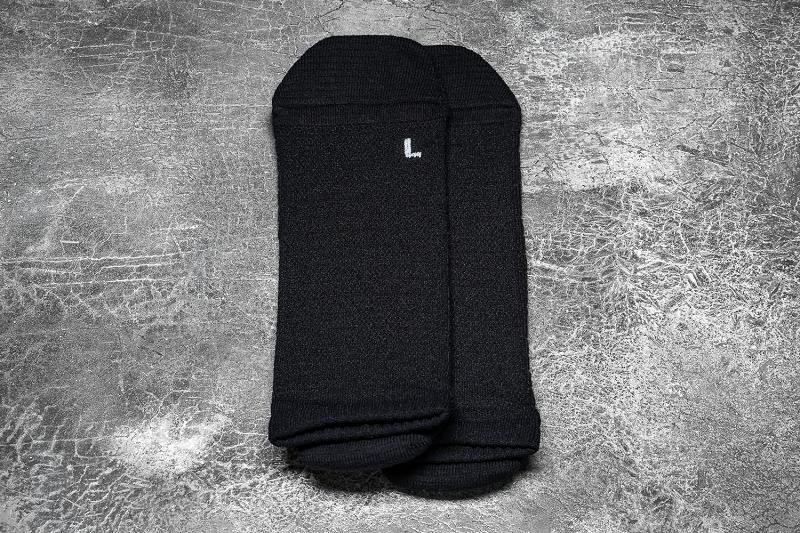 Men's Nobull LOW Socks Black / White | SG F2599D